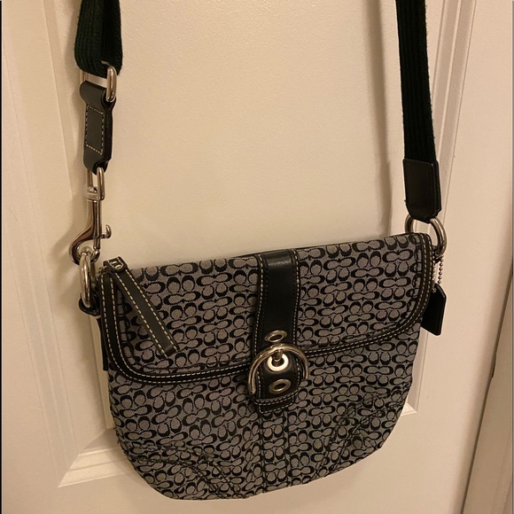Coach Bags Coach Logo Jacquard Buckle Crossbody Bag Poshmark
